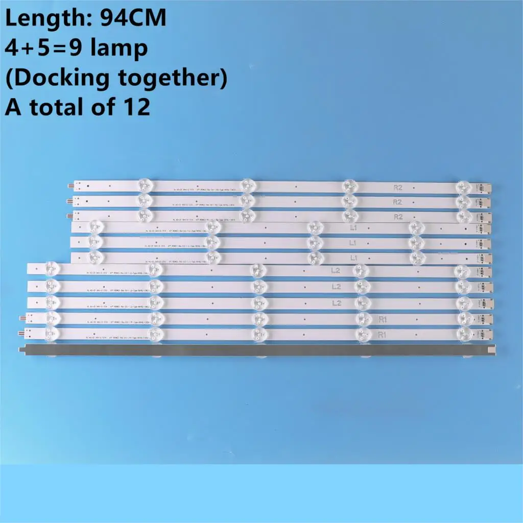 12pcs LED Backlight Lamp strip For LIG 47&quotTV 6916L-1259A 6916L-1260A 6916L-1261A 6916L-1262A LC470DUE SF R1 R2 R3 R4 U1 47LA6210 - купить