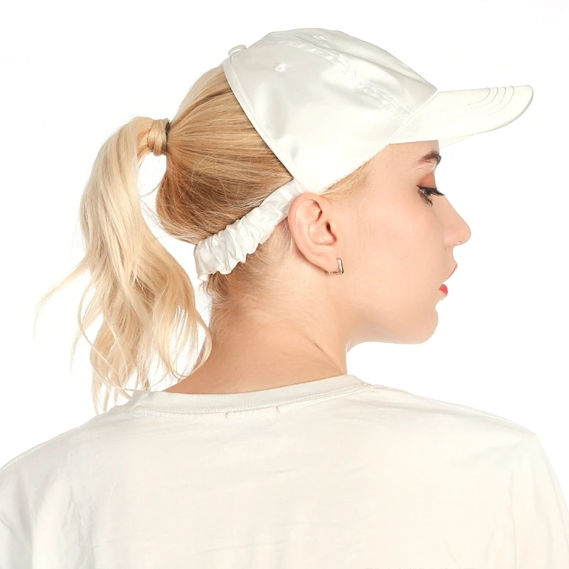Women Half Empty Top Backless Ponytail Baseball Cap Faux Leather Solid Color Messy High Bun Elastic Sun Visor Trucker Dad Hat
Women Half Empty Top Backless Ponytail Baseball Cap Faux Leather Solid Color Messy High Bun Elastic Sun Visor Trucker Dad Hat
