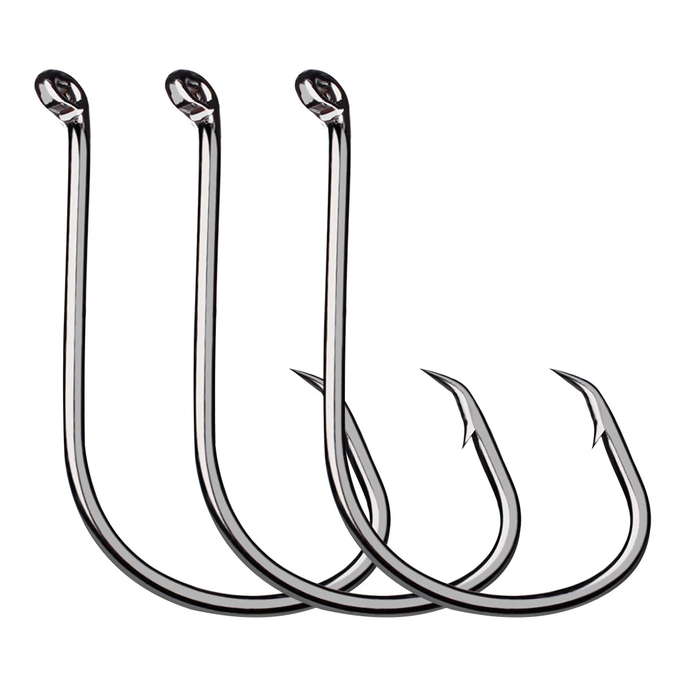 100 Pcs Fishing Hooks Set Barbed Single Circle Carp Hook High Carbon Steel Sea Fishinhook Fly Fishing Accessories Tackle Pesca
100 Pcs Fishing Hooks Set Barbed Single Circle Carp Hook High Carbon Steel Sea Fishinhook Fly Fishing Accessories Tackle Pesca