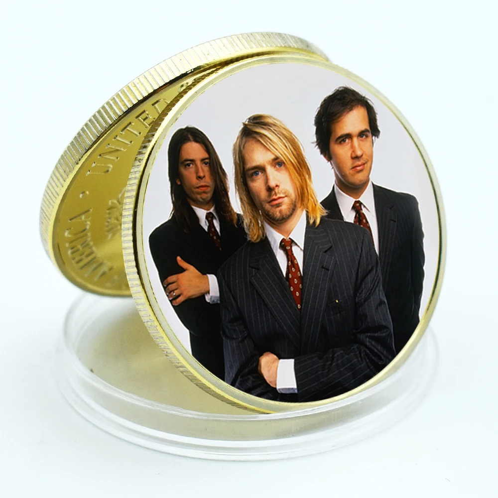 Rock Band Birthday Gifts Gold Plated Metal Coin Commemorative Silver Coin Christmas Gifts Party Decorative
Rock Band Birthday Gifts Gold Plated Metal Coin Commemorative Silver Coin Christmas Gifts Party Decorative