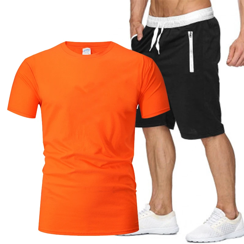 2021 new men's T-shirt + shorts suit summer breathable casual T-shirt running clothes fashion Harajuku men's sports suit
2021 new men's T-shirt + shorts suit summer breathable casual T-shirt running clothes fashion Harajuku men's sports suit