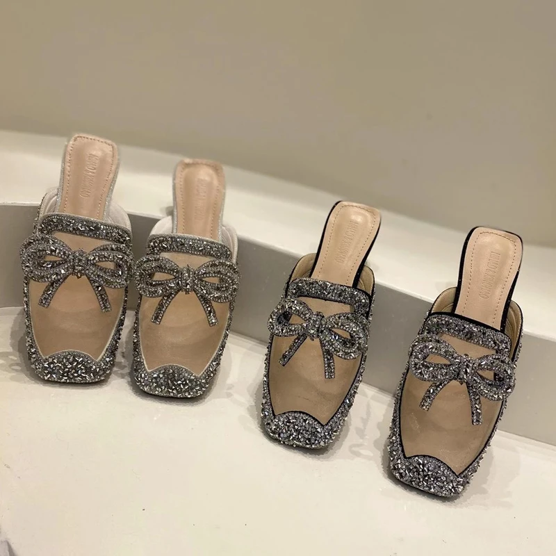 Square Toe Women Sandals Slippers Mesh Breathable Summer Slides Flats Heeled Rhinestone Bow Design Beach Shoes Outdoor Slides 39
Square Toe Women Sandals Slippers Mesh Breathable Summer Slides Flats Heeled Rhinestone Bow Design Beach Shoes Outdoor Slides 39