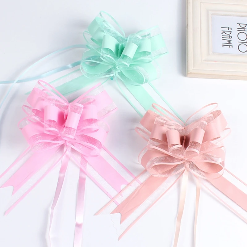 100pcs Large Size 50mm Beautiful solid color Pull Bow Ribbon Gift Packing flower bow Bowknot Party Wedding Car Room Decoration
100pcs Large Size 50mm Beautiful solid color Pull Bow Ribbon Gift Packing flower bow Bowknot Party Wedding Car Room Decoration