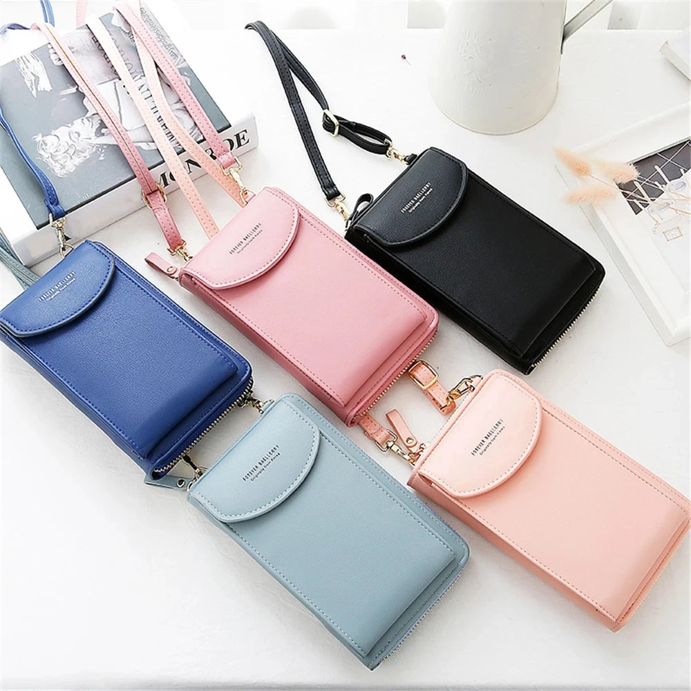 Women's Wallet Shoulder Mini Leather Bags Straps Mobile Phone Big Card Holders Wallet Handbag Money Pockets Girls Small Bags 
Women's Wallet Shoulder Mini Leather Bags Straps Mobile Phone Big Card Holders Wallet Handbag Money Pockets Girls Small Bags