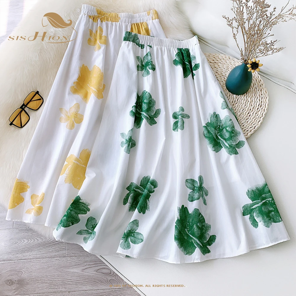 SISHION Korean Fashion Flare A Line Floral Skirt VD2011 Jupe Femme White High Waist Y2K Long Skirt Falda
SISHION Korean Fashion Flare A Line Floral Skirt VD2011 Jupe Femme White High Waist Y2K Long Skirt Falda