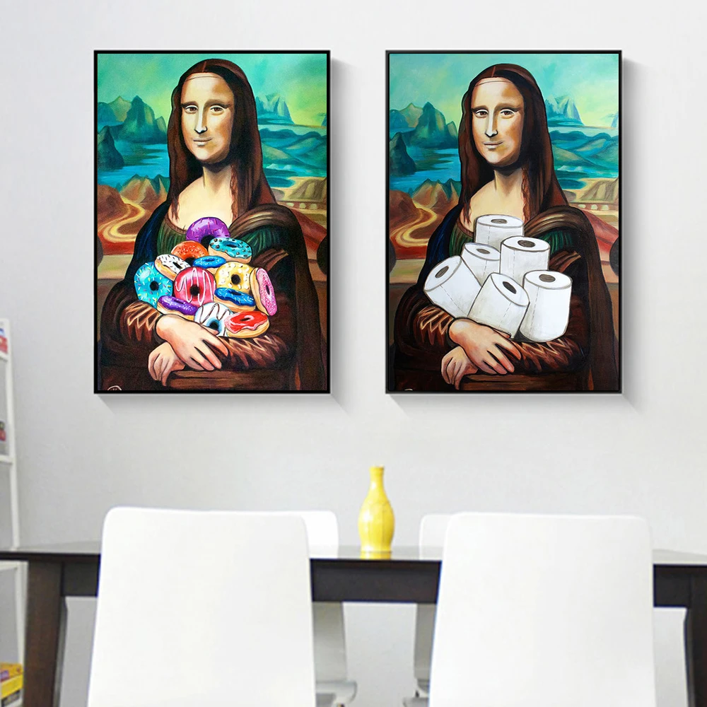 Funny Toilet Wall Art Mona Lisa Bathroom Paper PrintPoster Home Decoration Canvas Painting Nordic Modular Picture Living Room
Funny Toilet Wall Art Mona Lisa Bathroom Paper PrintPoster Home Decoration Canvas Painting Nordic Modular Picture Living Room