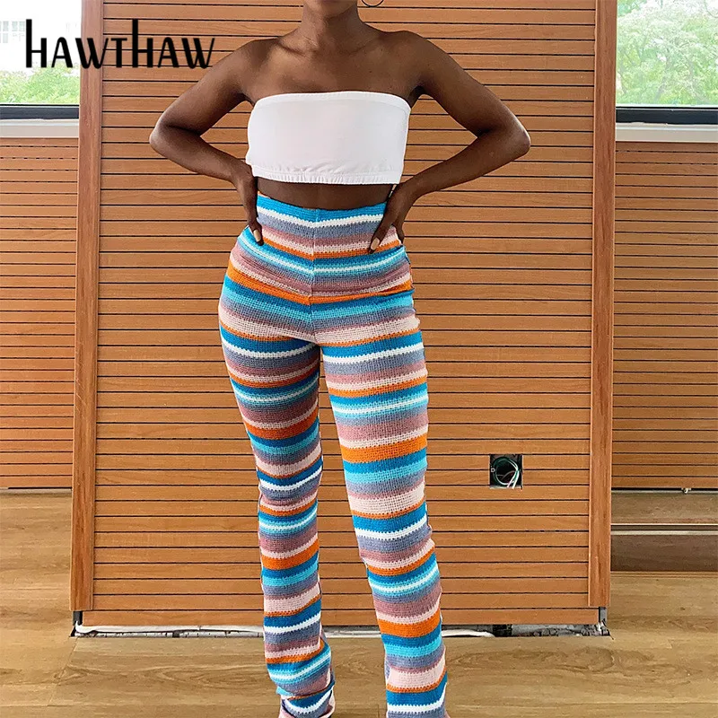 Hawthaw Women Summer Fashion High Waist Striped Printed Slim Knitted Long Pants Leggings 2021 Female Clothing Streetwear
Hawthaw Women Summer Fashion High Waist Striped Printed Slim Knitted Long Pants Leggings 2021 Female Clothing Streetwear