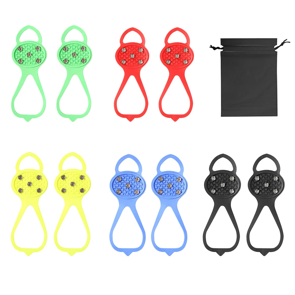 5 Teeth Climbing Crampons for Winter Outdoor Walk Ice Fishing Snow Shoes Anti Slip Spike Cleats Gripper Shoe Covers
5 Teeth Climbing Crampons for Winter Outdoor Walk Ice Fishing Snow Shoes Anti Slip Spike Cleats Gripper Shoe Covers