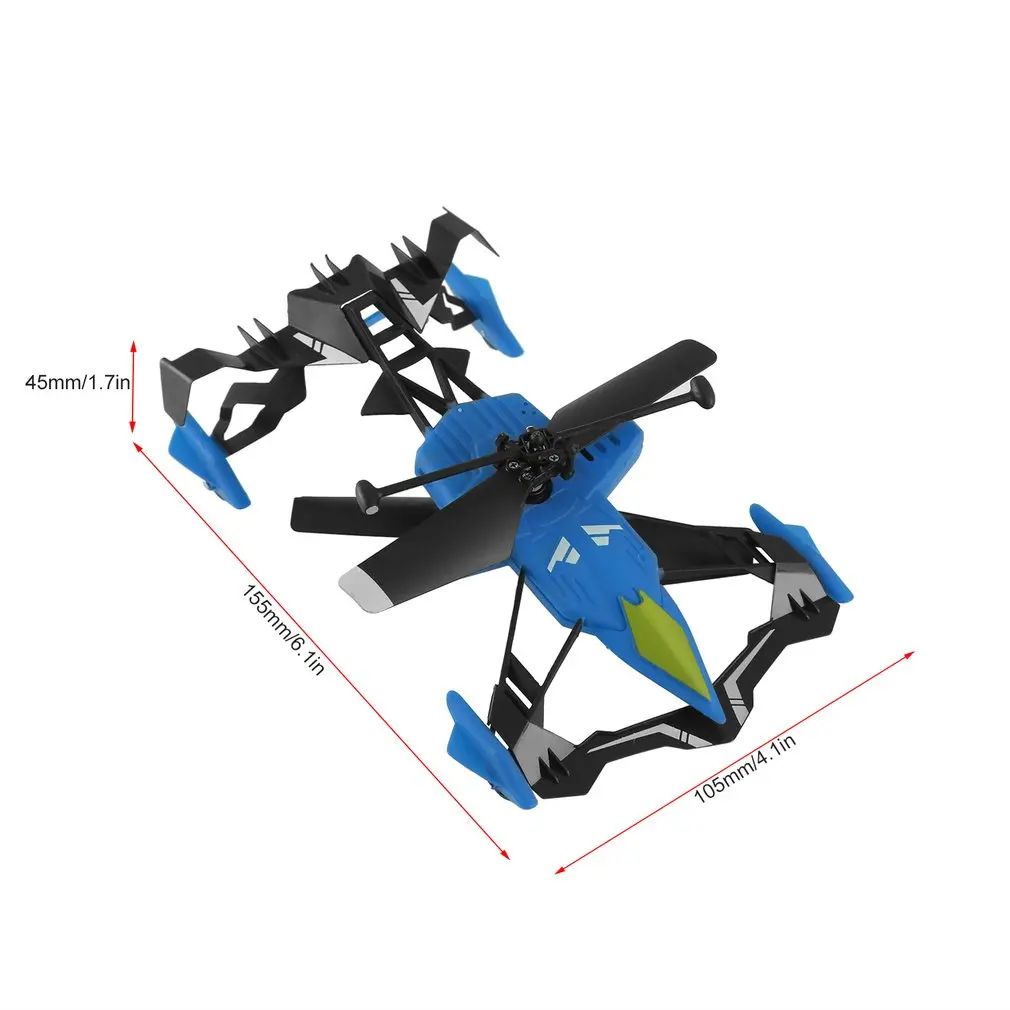 Quadcopter Car Toys with Remote Control 2 in 1 Air-Ground Flying Car RC Drone Quadcopter 3D Flip Children Toys Bithday Gift
Quadcopter Car Toys with Remote Control 2 in 1 Air-Ground Flying Car RC Drone Quadcopter 3D Flip Children Toys Bithday Gift
