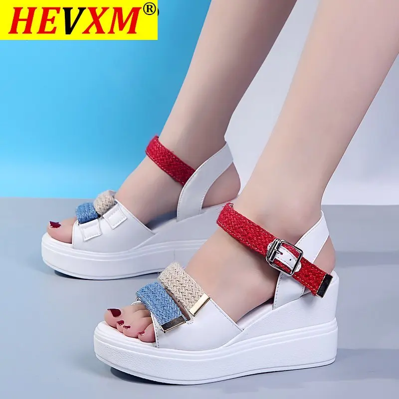 New Woman Sandals Summer Fashion Wedge Platform Shoes Women Shoes High Quality Comfort Open Toe High Heels Dress Pumps Female
New Woman Sandals Summer Fashion Wedge Platform Shoes Women Shoes High Quality Comfort Open Toe High Heels Dress Pumps Female