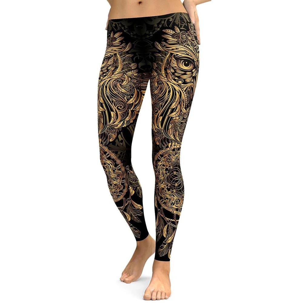 Golden Ornamental Owl Yoga Pants Ladies Fitness Workout Sweatpants High Waist Tight Elastic Leggings Mujer S~XXL
Golden Ornamental Owl Yoga Pants Ladies Fitness Workout Sweatpants High Waist Tight Elastic Leggings Mujer S~XXL