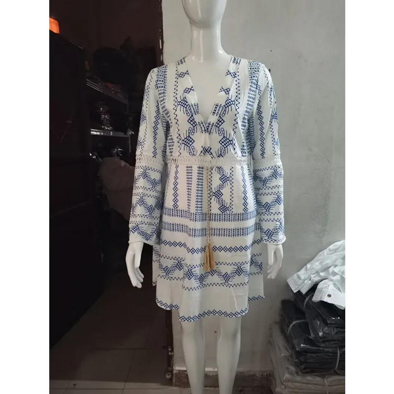 Boho Flare Sleeve Print V Neck Dress Beachwear Women's Dresses Woman Party Elegant Summer Sexy Girl Bodycon Casual Clothing
Boho Flare Sleeve Print V Neck Dress Beachwear Women's Dresses Woman Party Elegant Summer Sexy Girl Bodycon Casual Clothing