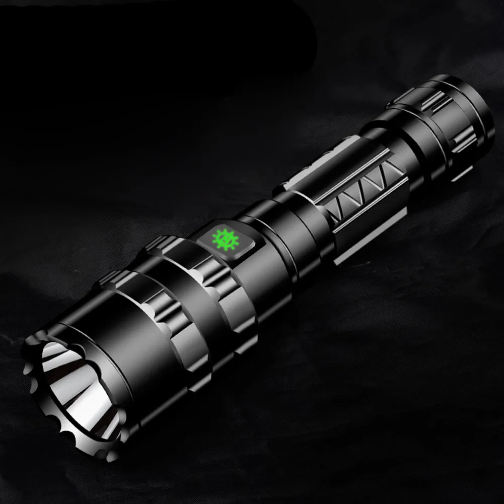 Multifunctional Camping Hunting Fixed Focus Flashlight 1600 Lumen XML L2 LED IPX-6Waterproof LED Flashlight Set 5 Modes
Multifunctional Camping Hunting Fixed Focus Flashlight 1600 Lumen XML L2 LED IPX-6Waterproof LED Flashlight Set 5 Modes