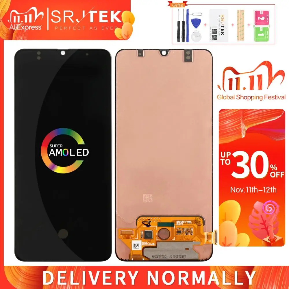 Сенсорный экран AMOLED для Samsung Galaxy A70s, ЖК-дисплей с дигитайзером и сенсорным экраном в сборе для Samsung A70s, дисплей A707, A707F, A707FD
Сенсорный экран AMOLED для Samsung Galaxy A70s, ЖК-дисплей с дигитайзером и сенсорным экраном в сборе для Samsung A70s, дисплей A707, A707F, A707FD