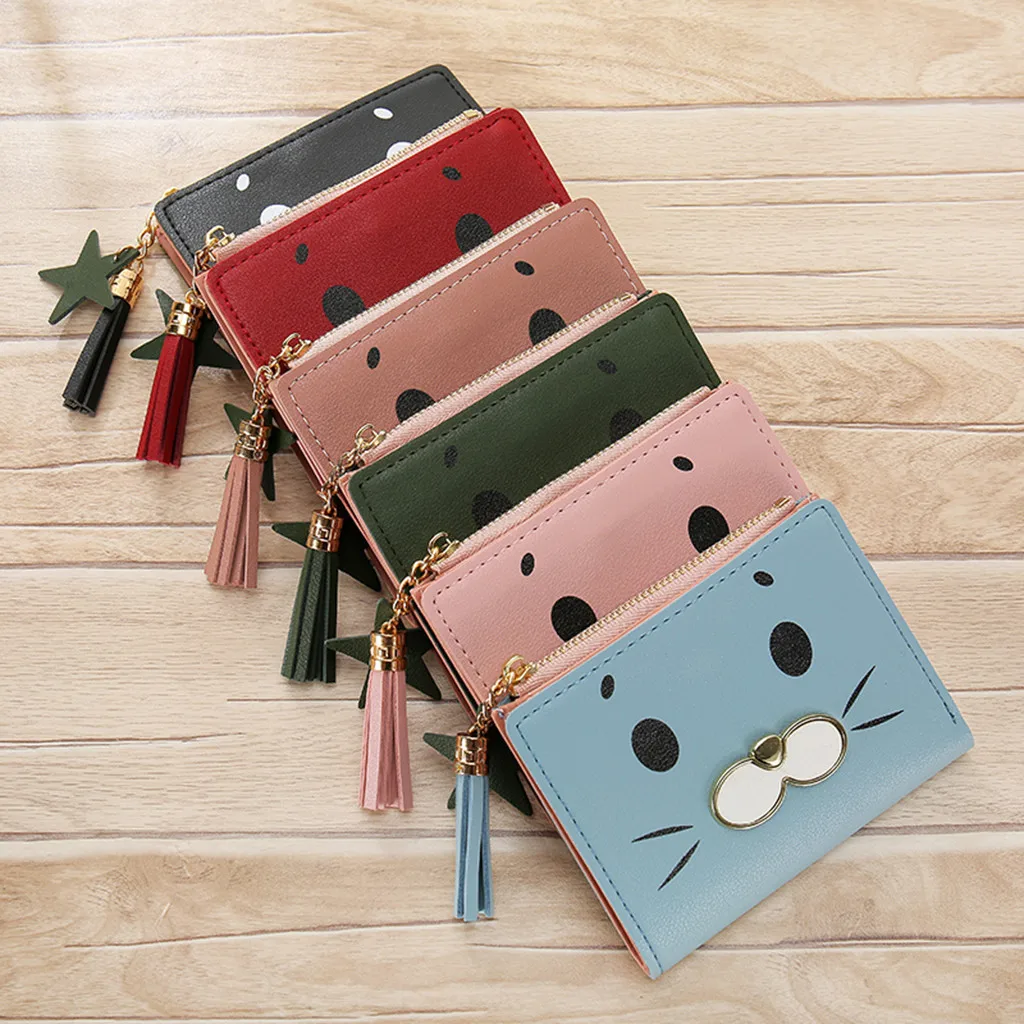 Aelicy 2020 Leather Card Holder Pocket Fashion Clutch Bag Tassel Mini Women Wallet Short Zipper Coin Purse new
Aelicy 2020 Leather Card Holder Pocket Fashion Clutch Bag Tassel Mini Women Wallet Short Zipper Coin Purse new