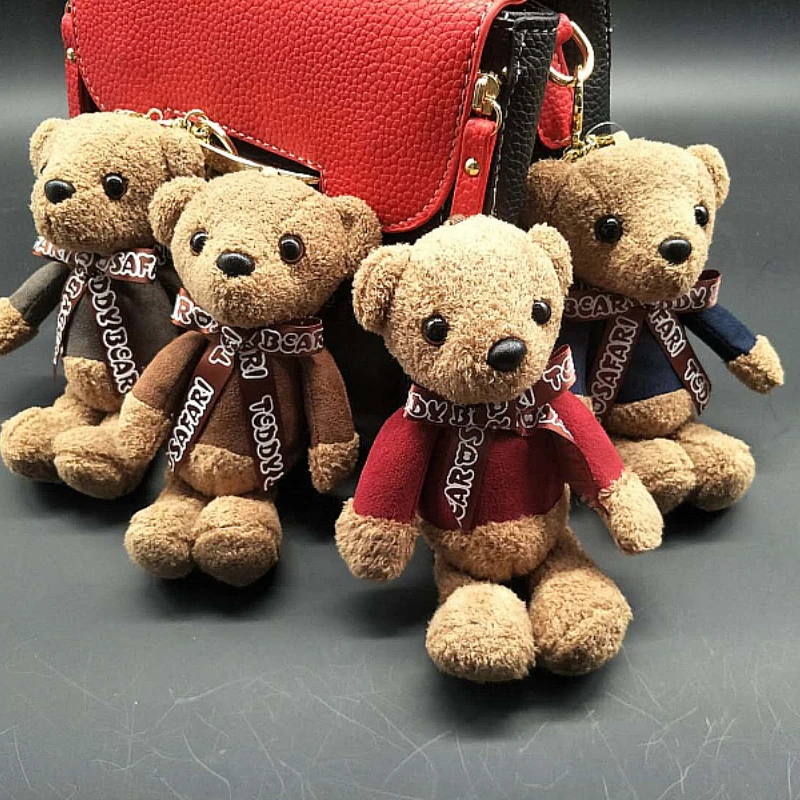 Korean Cartoon Couple Teddy Bear Toys Keychain Plush Bear Doll Bag Pendant Key Ring Female Gift for Girls Student PlushToys
Korean Cartoon Couple Teddy Bear Toys Keychain Plush Bear Doll Bag Pendant Key Ring Female Gift for Girls Student PlushToys