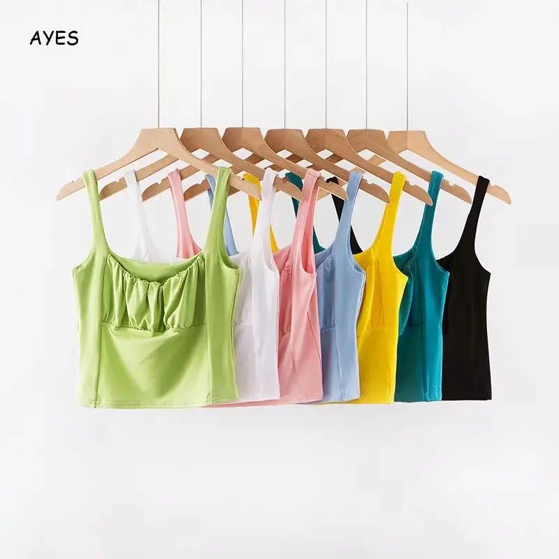 Womens Summer Camis Tanks Tops 2021 Fresh Strap Corset Cotton Bustier Crop Top Seamless Bralette Tees Unpadded Bandeau Bra Vest
Womens Summer Camis Tanks Tops 2021 Fresh Strap Corset Cotton Bustier Crop Top Seamless Bralette Tees Unpadded Bandeau Bra Vest