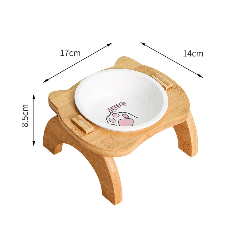 Cute Pets Double Bowls Dog Cat Food Water Feeder Ceramic Dish Bowl Bamboo Rack Cats Feeding Dishes Dogs Drink Bowl Pet Supplies
Cute Pets Double Bowls Dog Cat Food Water Feeder Ceramic Dish Bowl Bamboo Rack Cats Feeding Dishes Dogs Drink Bowl Pet Supplies