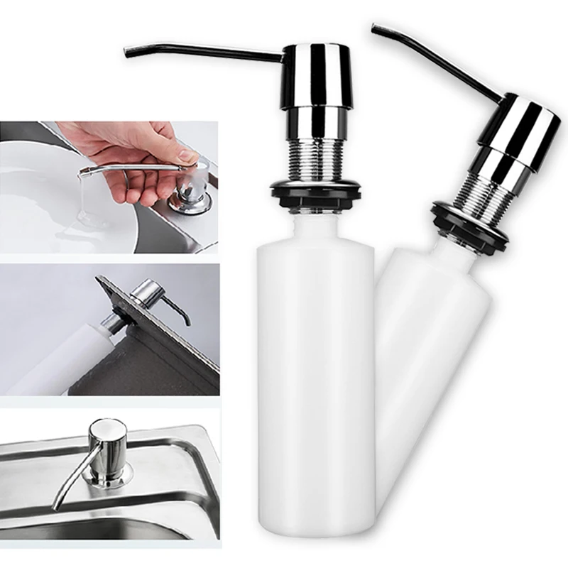 Kitchen Soap Dispenser Sink Liquid Soap Bottle Bathroom Detergent Liquid Hand Wash Soap Dispenser Pumps 300ml
Kitchen Soap Dispenser Sink Liquid Soap Bottle Bathroom Detergent Liquid Hand Wash Soap Dispenser Pumps 300ml