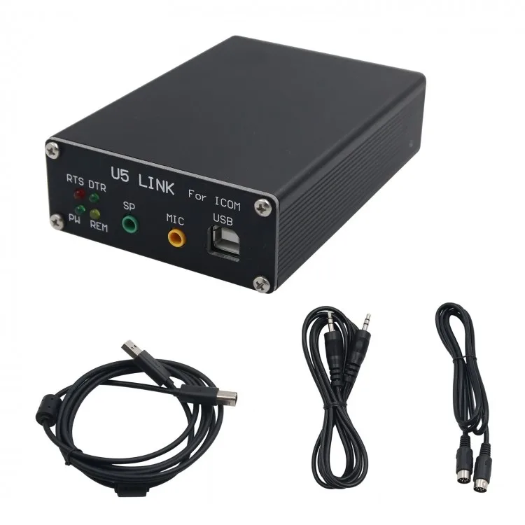 2020 Version U5 Link For ICOM Radio Connector with Power Amplifier Interface (DIN8-DIN8 Data Cable)
2020 Version U5 Link For ICOM Radio Connector with Power Amplifier Interface (DIN8-DIN8 Data Cable)