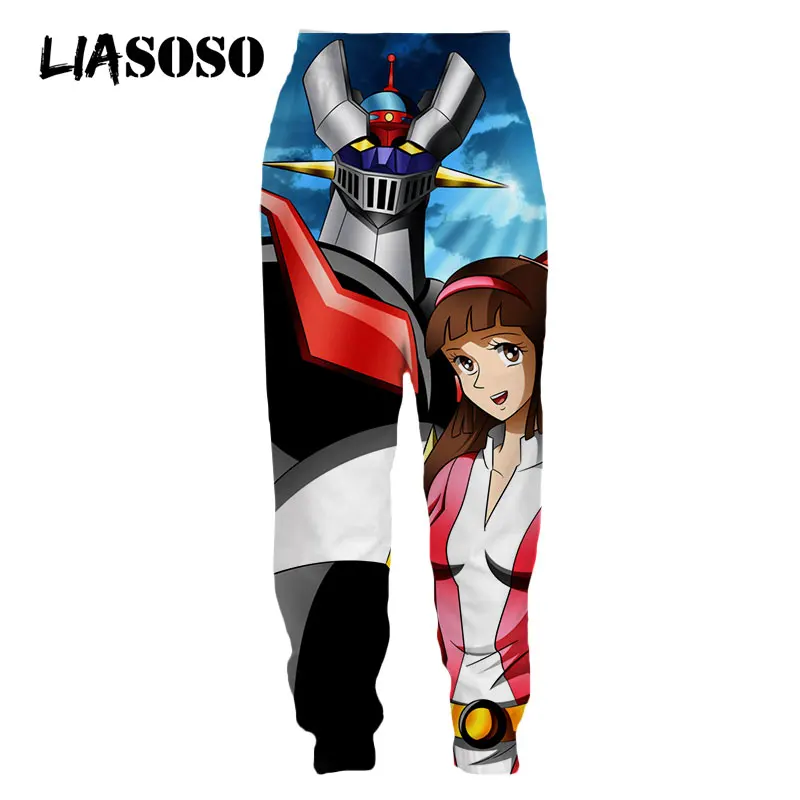 LIASOSO Anime Movie Pant Mazinger Z Cool Street Sweatpants Harajuku Sweat Pants 3D Print Men Women Fashion Jogger Trousers Robot
LIASOSO Anime Movie Pant Mazinger Z Cool Street Sweatpants Harajuku Sweat Pants 3D Print Men Women Fashion Jogger Trousers Robot