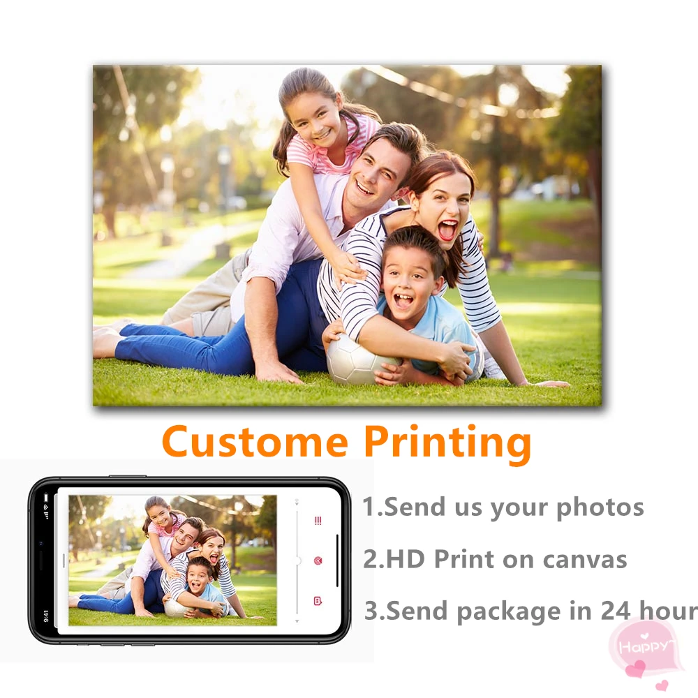 Custom Photos HD Print on Canvas Your Family Friends Selfie Pets Birthday Party Wedding Anniversary or Any Pictures You Want
Custom Photos HD Print on Canvas Your Family Friends Selfie Pets Birthday Party Wedding Anniversary or Any Pictures You Want