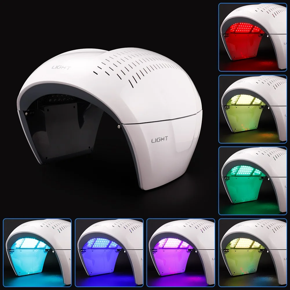 7 цветов PDT светодиодный светильник Фотон терапевтическая лампа для лица Красота