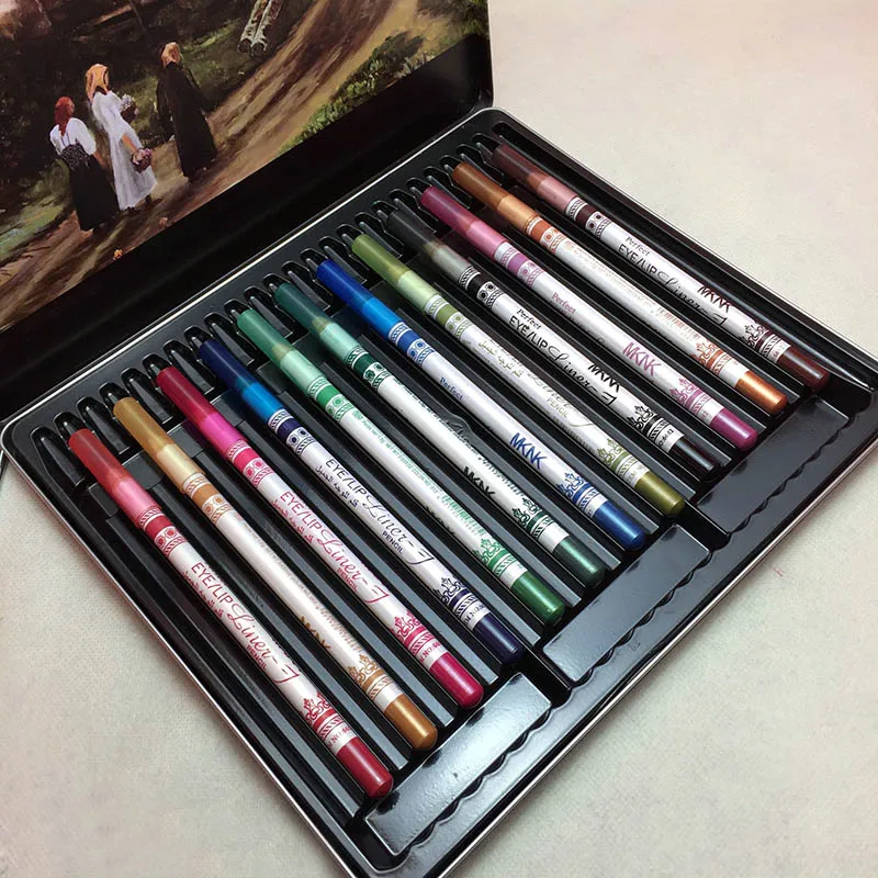Eyeliner Pencil Shadow Palette 12Pcs/Set Mixed Colors Make Up Waterproof Yellow Eye Liner beauty Pen Cosmetics Eyes Makeup Tool
Eyeliner Pencil Shadow Palette 12Pcs/Set Mixed Colors Make Up Waterproof Yellow Eye Liner beauty Pen Cosmetics Eyes Makeup Tool