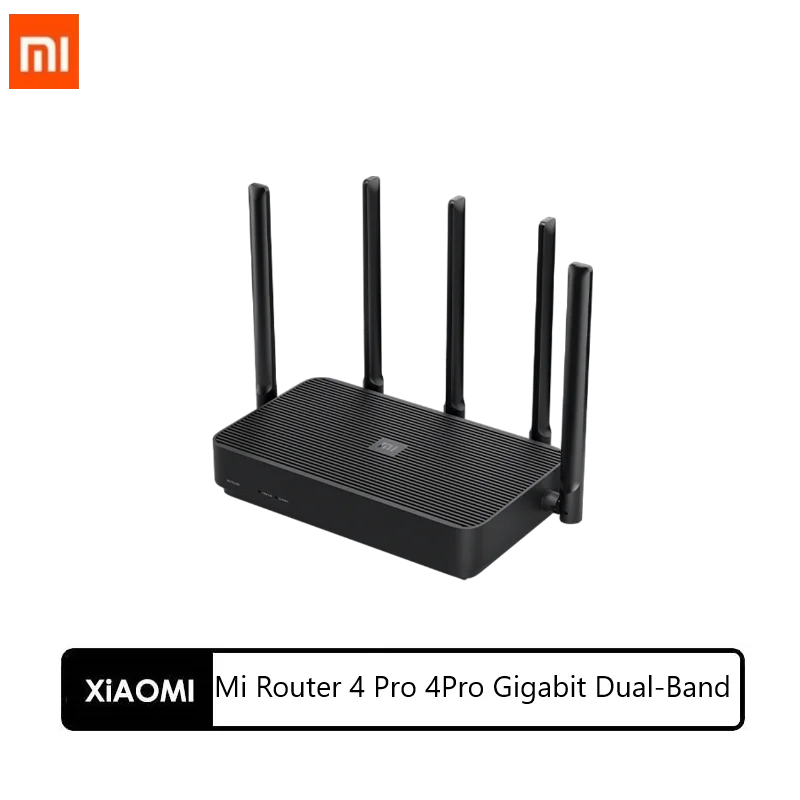 Оригинальный маршрутизатор Xiaomi Mi Router 4 Pro Gigabit Dual-Band 1317 Мбит/с 2,4G/5,0 ГГц, беспроводной маршрутизатор, Wi-Fi ретранслятор с 5 антеннами с высоким ко...
Оригинальный маршрутизатор Xiaomi Mi Router 4 Pro Gigabit Dual-Band 1317 Мбит/с 2,4G/5,0 ГГц, беспроводной маршрутизатор, Wi-Fi ретранслятор с 5 антеннами с высоким ко...