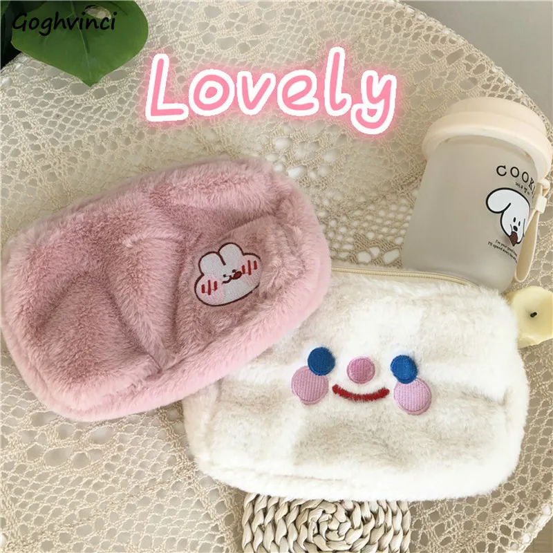 Косметички женские плюшевые Мультяшные милые косметички портативные повседневные Ulzzang женские туалетные принадлежности большой емкости ... 
Косметички женские плюшевые Мультяшные милые косметички портативные повседневные Ulzzang женские туалетные принадлежности большой емкости ...