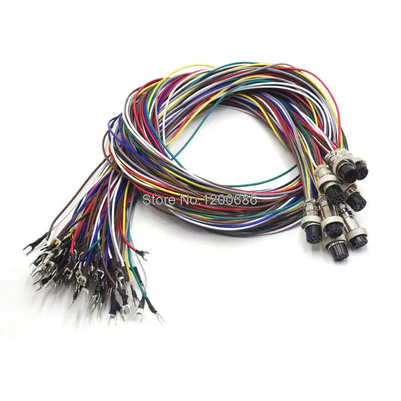 30cm 22AWG GX16 GX16-4-5 2/3/4/5/6/7/8/9/10 plug-in Aviation Plug Socket Connector With SV1.25 Wire Harness
30cm 22AWG GX16 GX16-4-5 2/3/4/5/6/7/8/9/10 plug-in Aviation Plug Socket Connector With SV1.25 Wire Harness