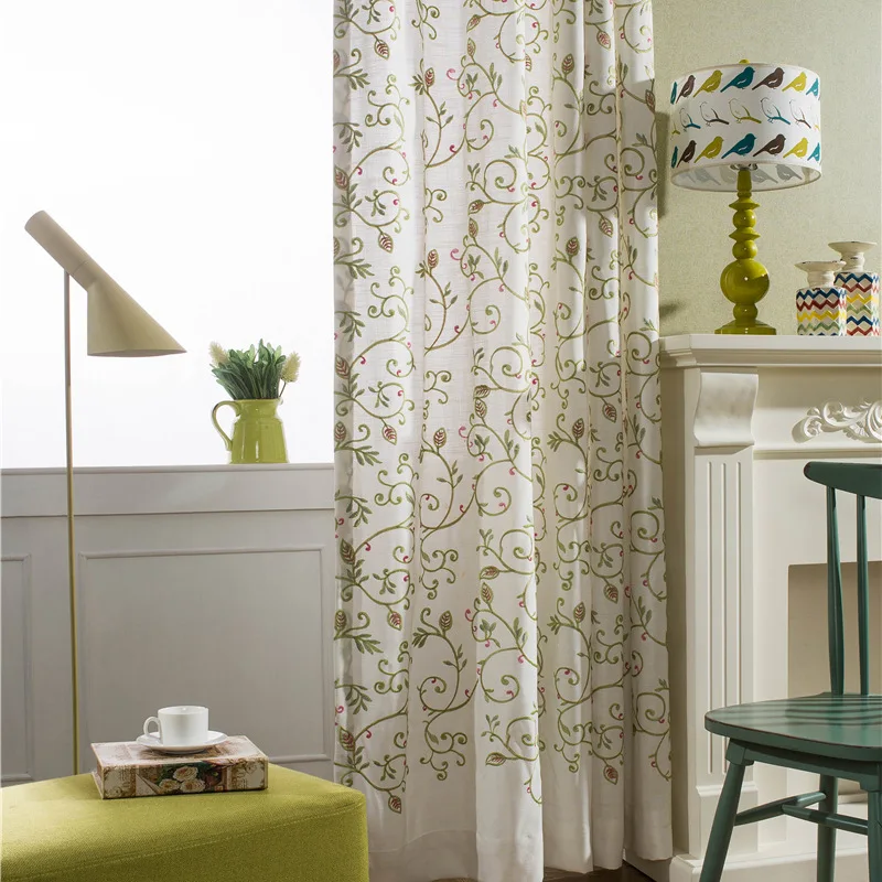 Modern Curtains for Living Dining Room Bedroom American Country Style Curtains Mimicking Cotton Hemp Bamboo Fabric Embroidered
Modern Curtains for Living Dining Room Bedroom American Country Style Curtains Mimicking Cotton Hemp Bamboo Fabric Embroidered