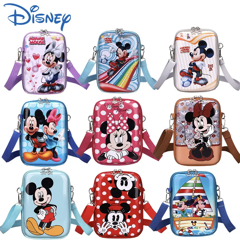 18cm Disney Mickey Minnie Cartoon Shoulder Bag Kawaii Girl Messenger Bag Coin Purse Fashion Anime Female Bag Children's Gifts
18cm Disney Mickey Minnie Cartoon Shoulder Bag Kawaii Girl Messenger Bag Coin Purse Fashion Anime Female Bag Children's Gifts