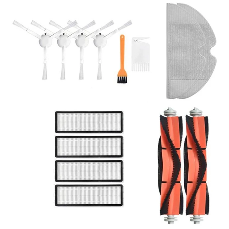 Main Brush Side Brush HEPA Filter Mop Cloth Cleaning Tools for Xiaomi Mijia 1C Robot Vacuum Cleaner Parts Accessories
Main Brush Side Brush HEPA Filter Mop Cloth Cleaning Tools for Xiaomi Mijia 1C Robot Vacuum Cleaner Parts Accessories