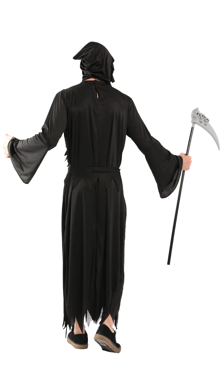 Black Scary Devil Robe Halloween Cosplay Costume Skeleton Ghost Jumpsuit Party Masquerade Role Play Disfraz For Adult Man
Black Scary Devil Robe Halloween Cosplay Costume Skeleton Ghost Jumpsuit Party Masquerade Role Play Disfraz For Adult Man