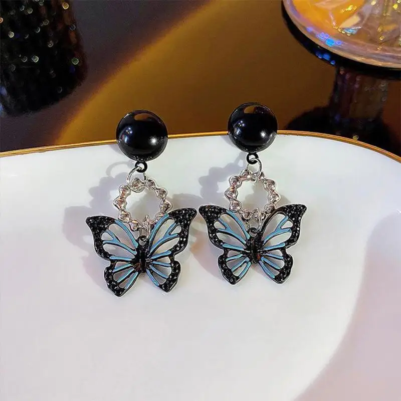 Korean Earrings Fashion Jewelry Black Hollow Butterfly Earrings Sweet Cute Statement Earrings For Women Pendientes Wholesale
Korean Earrings Fashion Jewelry Black Hollow Butterfly Earrings Sweet Cute Statement Earrings For Women Pendientes Wholesale