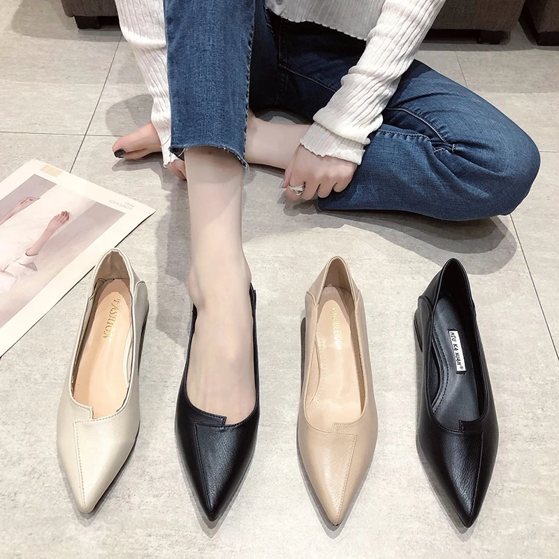 Shoes Woman 2021 Casual Female Sneakers Shallow Mouth British Style Modis All-Match Low Heels Pointed Toe Flats New On Heels Pre
Shoes Woman 2021 Casual Female Sneakers Shallow Mouth British Style Modis All-Match Low Heels Pointed Toe Flats New On Heels Pre