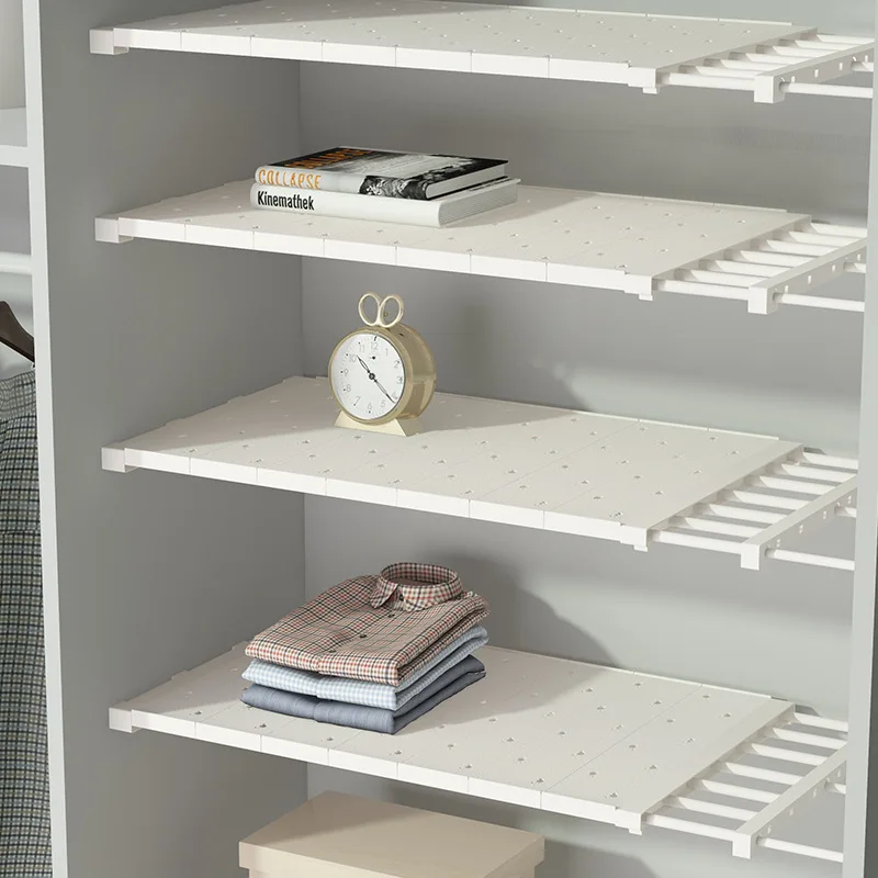 Adjustable Closet Organizer Closet Shelf Wardrobe Storage Rack Retractable Airing Cupboard Organiser for Kitchen Bookcase White
Adjustable Closet Organizer Closet Shelf Wardrobe Storage Rack Retractable Airing Cupboard Organiser for Kitchen Bookcase White