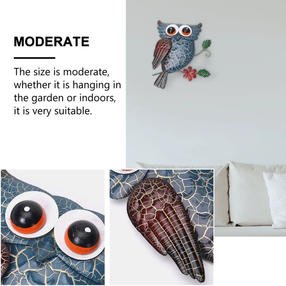 1Pc Beautiful Iron Owl Decoration Household Wall Pendant Hanging Decoration
1Pc Beautiful Iron Owl Decoration Household Wall Pendant Hanging Decoration