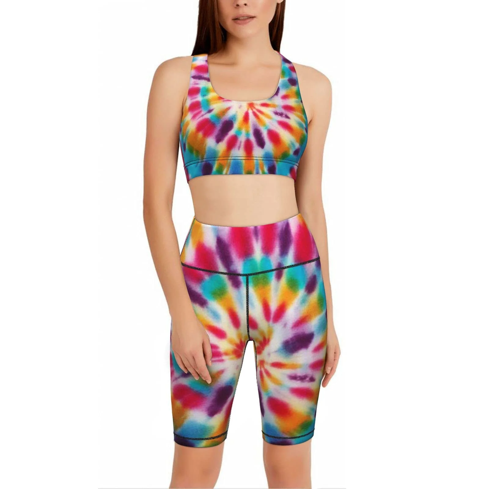 Summer women's yoga wear 2-piece vest cute tie-dye bullet golden sun girl fashion shorts gym sportswear yoga wear tight s-xxl
Summer women's yoga wear 2-piece vest cute tie-dye bullet golden sun girl fashion shorts gym sportswear yoga wear tight s-xxl
