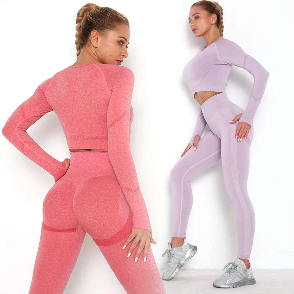 2021 Yoga Clothing Set Workout Suit Women's Long-Sleeve Top And High Waist Leggings Sportswear For Yoga Gym Outfit S M L
2021 Yoga Clothing Set Workout Suit Women's Long-Sleeve Top And High Waist Leggings Sportswear For Yoga Gym Outfit S M L