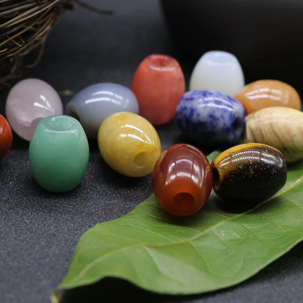 8PCS Wholesale Natural Stone Elliptical Cylindrical Macroporous Bead Pendant For Jewelry Making DIY Necklace Bracelet Accessorie
8PCS Wholesale Natural Stone Elliptical Cylindrical Macroporous Bead Pendant For Jewelry Making DIY Necklace Bracelet Accessorie