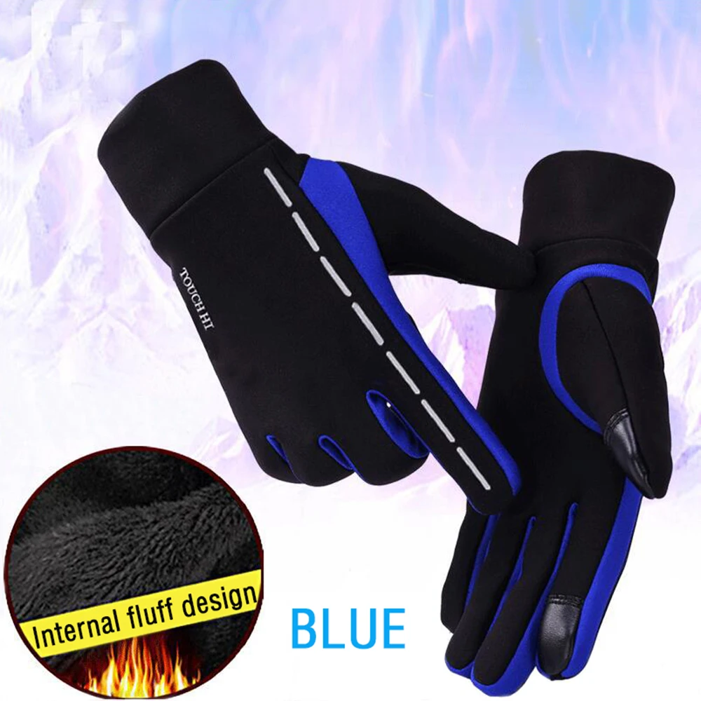 Winter Cycling Gloves Touch Screen Riding Mtb Bike Gloves Mens Warm Windproof Waterproof Fleece Lined Thermal Gloves
Winter Cycling Gloves Touch Screen Riding Mtb Bike Gloves Mens Warm Windproof Waterproof Fleece Lined Thermal Gloves
