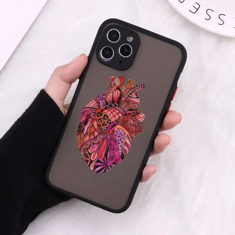Creative human heart Phone Case Matte Transparent For iPhone 12 Mini 11 Pro XR XS Max 7 8 Plus
Creative human heart Phone Case Matte Transparent For iPhone 12 Mini 11 Pro XR XS Max 7 8 Plus