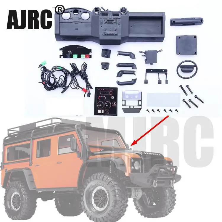Suitable for 1/10 simulation TRX4 TRX-4 Defender RC car DIY simulation car interior kit simulation center console part
Suitable for 1/10 simulation TRX4 TRX-4 Defender RC car DIY simulation car interior kit simulation center console part