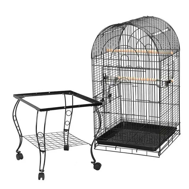 Bird Cage Iron Bird Parrot Cage Play Top Macaw Cockatoo Parakeet Cage With 2 Wheels 360-degree Rotating Wheels HWC
Bird Cage Iron Bird Parrot Cage Play Top Macaw Cockatoo Parakeet Cage With 2 Wheels 360-degree Rotating Wheels HWC