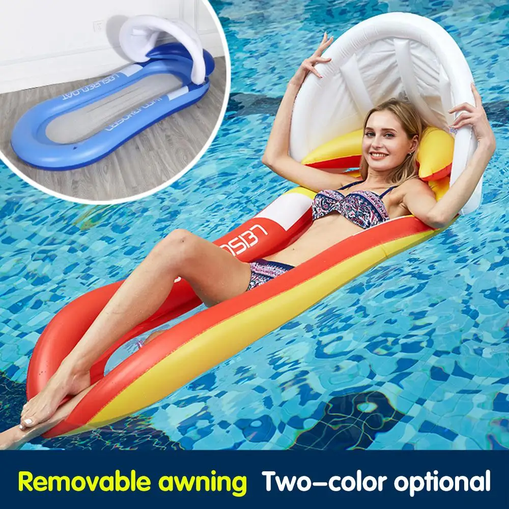 Comfortable PVC 2 in 1 Swimming Pool Adults Floating Bed Floating Chair Summer Lounge Inflatable Pool Float Kids Beach
Comfortable PVC 2 in 1 Swimming Pool Adults Floating Bed Floating Chair Summer Lounge Inflatable Pool Float Kids Beach