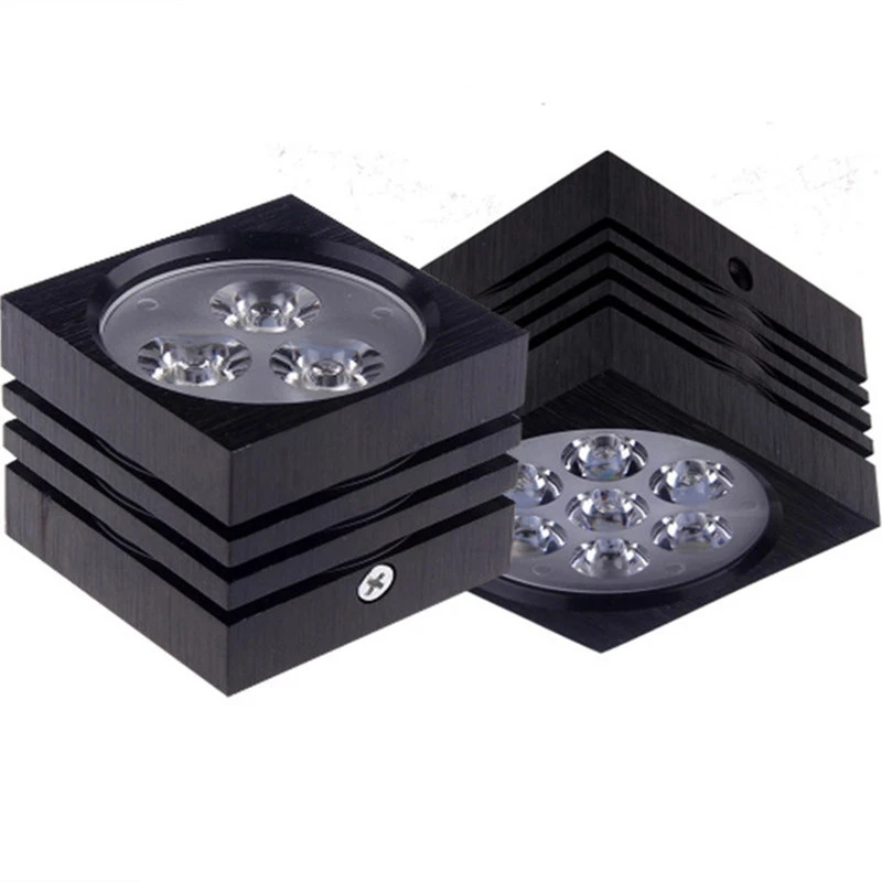Led квадратное крепление для изогнутой поверхности 3 Вт/5 Вт/7 Вт AC85-265V свободное