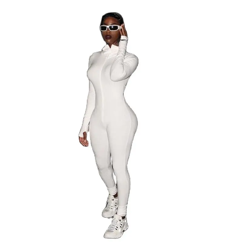 NEW Streetwear White Black Knitted Sexy Bodycon Jumpsuit Women Overalls 2019 Long Sleeve Skinny Rompers Womens Jumpsuit Female
NEW Streetwear White Black Knitted Sexy Bodycon Jumpsuit Women Overalls 2019 Long Sleeve Skinny Rompers Womens Jumpsuit Female