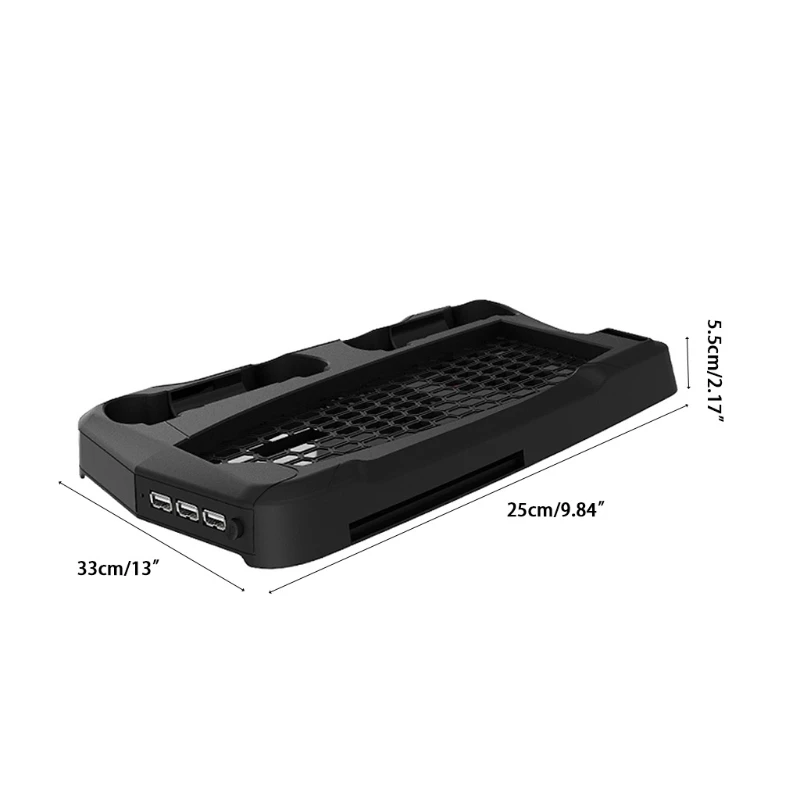 Vertical Stand for PS5 Console and Play-Station 5 Edition Charging Station Dock with Dual Controller Charger Port
Vertical Stand for PS5 Console and Play-Station 5 Edition Charging Station Dock with Dual Controller Charger Port